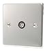 POLISHED CHROME TV SOCKET C434PCB