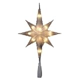 Kurt Adler UL1698C Indoor 10 Light Star of Bethlehem Treetop