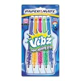 Mechanical Pencil, Vibz, .9mm, Assorted, 5/Pack PAP75051