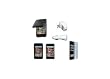 CrazyOnDigital Premium Essential Accessory Bundle for iPod Touch 2nd Generation: Black Leather