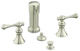 KOHLER K-16132-4A-BN Revival Bidet Faucet, Vibrant Brushed Nickel