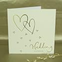Pack of 6 Cream Luxury Wedding Invitations (New)
