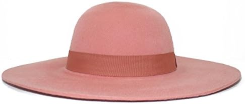 Brushed Felt Floppy Hat (Pastel Pink)