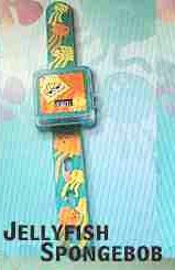 Burger King BK Kids Meal Nickelodeon Spongebob Squarepants Jellyfish Spongebob LCD Watch