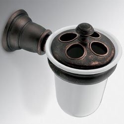 Moen Oil Rubbed Bronze Kingsley Toothbrush & Tumbler Holders