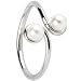 Sterling Silver 925 Synthetic PEARL Toe Ring