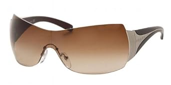 Click here to buy PRADA SPR04I Sunglasses BROWN GRADIENT BLACK EBONY 7N66S1 1-38-122 by Prada.