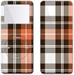 Copper Plaid Design Apple iPod Nano 1G (1st Gen) 1GB/ 2GB/ 4GB Protector Skin Decal Sticker
