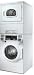 Speed Queen: STET77N 27'' Stacked Electric Washer/Dryer with 2.84 cu. ft. Washer, 7.0 cu. ft. Dryer, 4 Wash Cycles, Automatic Dry Cycles and Optional Digital Drop Box