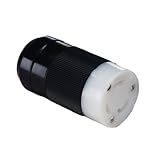 Marinco 305BC Marine Battery Charging and Trolling System Connector (30-Amp, 125-Volt Locking, 3-Wire, Male)