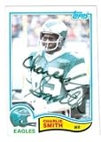 Charlie Smith Autographed/Hand Signed Football Card (Philadelphia Eagles)