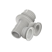 BrandTech 2704870 Polypropylene Bottle Thread Adapter Set, 33mm/24mm, 33mm/28mm, 45mm/33mm and 45mm/38mm OD