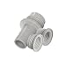 BrandTech 2704870 Polypropylene Bottle Thread Adapter Set, 33mm/24mm, 33mm/28mm, 45mm/33mm and 45mm/38mm OD
