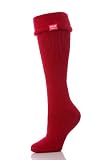 Ladies 1 Pair SockShop Heat Holders Thermal 2.3 Tog Wellington Boot Socks In 4 Colours – Medium – Ruby