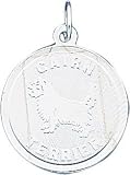 Sterling Silver Cairn Terrier Charm