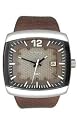 Diesel Date Display 50 Meter Leather Mens Watch - DZ1204