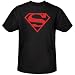 Search : Superman Shield Red On Black Shirt