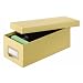 Globe-Weis Fiberboard Index Card Storage Box, 3x5 Inches, Solid Tan, (3X5TAN)