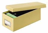Filing Products Online Shop Ranking 16. Globe-Weis Fiberboard Index Card Storage Box, 3x5 Inches, Solid Tan, (3X5TAN)