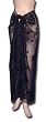 Full Size Pareo: Black Burnout