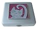 Purple Kitty Cat Mirror Pill Box