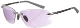 Nike Levanto Rimless E Matte Gunmetal Sunglasses with Max Golf Tint Lens