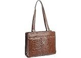 Liz Claiborne Handbags Work World Croco Square Tote