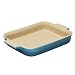 Le Creuset Stoneware 12-1/2-by-9-1/2-Inch Rectangular Baking Dish, Caribbean