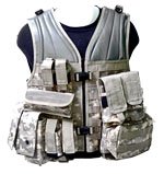 EOD tactical vest + 8 MOLLE pouches, very high grade ACU