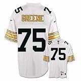 Joe Greene White Reebok NFL Premier 1976 Throwback Pittsburgh Steelers Jersey