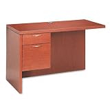 11500 Series Valido Return, Left, 48w x 24d x 29.5h, Bourbon Cherry