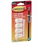 3M Medium Cord Clips With Command Adhesive, 4-cord clips, small strips package