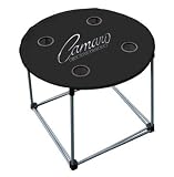 On The Edge Marketing OTE-820014 Camaro Classic Script Logo Black Folding Table
