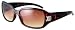 XOXO Women's Plastic Frame Sunglasses with Metal Etching and Rhinestones