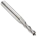 Niagara Cutter TCA330 Carbide End Mill, Uncoated (Bright), 3 Flutes, 1/2 Degree Taper End, 1" Cutting Length, 1/8" Cutting Diameter