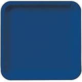 Creative Converting Touch of Color 18 Count Square Paper Lunch Plates, Navy