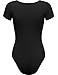 FPT Womens Basic Short Sleeve Bodysuit BLACK MEDIUM