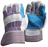 Pro-Safe 84-7533J Pr Double Leather Palm Work Gloves