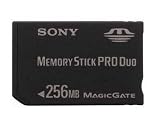 Sony 256MB Memory Stick Duo Pro