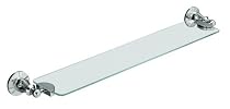 KOHLER K-218-CP Antique Glass Shelf, Polished Chrome