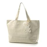 Sac synth&eacute;tique blanc verni XXL