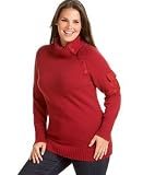 Calvin Klein Jeans Plus Size Funnel-Neck Sweater with Pocket