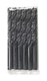 6 each: Irwin Heavy Duty Black Oxide High Speed Drill Bit (63529)