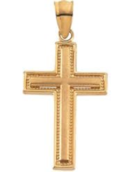 Cross Pendant 14K Gold Yellow R42106