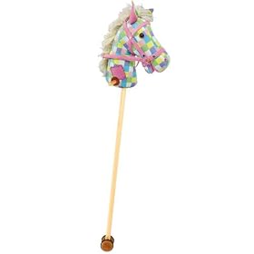 Bigjigs Pastel Check Hobby Horse BJ282