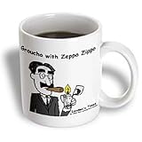 Londons Times Famous People Places Books Cartoons - Grocho Marx with Zeppo Zippo - Mugs