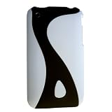 iPhone 3G Hard-Shell Case for Stylish Ultra Durable Protection - White & Black