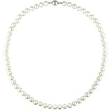 7-7.5 mm Cultured Freshwater Pearl Necklace, 18" in length