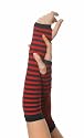 2017 Striped Arm Warmers 80's Rocker Punk Emo
