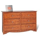 Condo 6-Drawer Dresser - Cherry